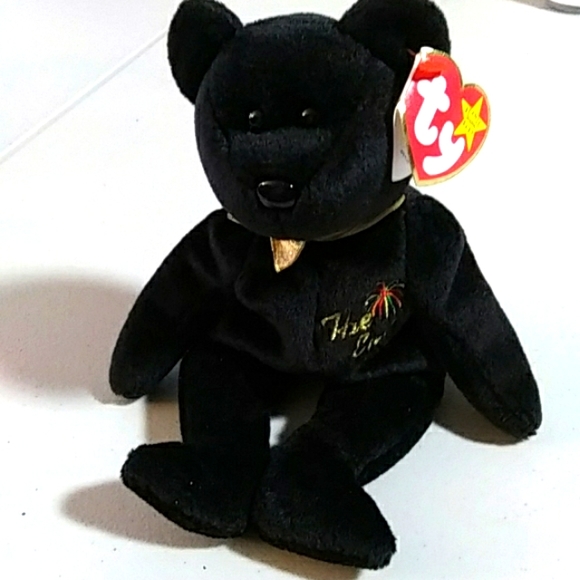 Rare 1999 "The End" Black Beanie babies collection. NWT - Picture 3 of 12